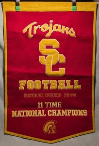USC Trojans Football Dynasty NCAA Championship 36" X 24" Banner - Picture 1 of 4