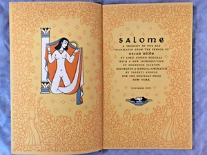 Salome A Tragedy in One Act Translated from the French of Oscar Wilde 1945 - Picture 1 of 5