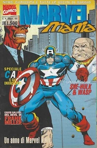 MARVEL MANIA 4 speciale Cap e gli Invasori. Con poster Marvelmate. Imbustato - Foto 1 di 2