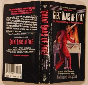 GREAT BALLS OF FIRE / 1989 PAPERBACK / MYRA LEWIS WITH MURRAY SILVER - Picture 1 of 3