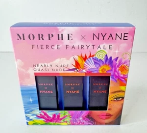 Morphe x Nyane - "FIERCE FAIRYTALE" - Nearly Nude Lipstick Trio - New In Box - Picture 1 of 8