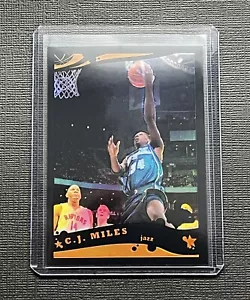 2005-06 Topps Chrome Black Refractors 🔥🔥 /399 C.J. Miles Jazz Basketball #184 - Picture 1 of 7
