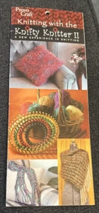Vtg Rare Provo Craft Knitting with the Knifty Knitter II 2005 Instruction bk - Picture 1 of 10