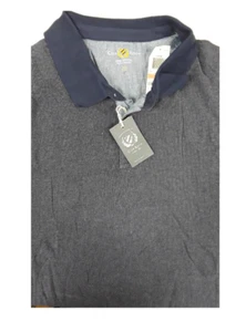 Club Room Poloshirt dunkelblau kurzärmlig 100 % Baumwolle LT Big & Tall  - Bild 1 von 2