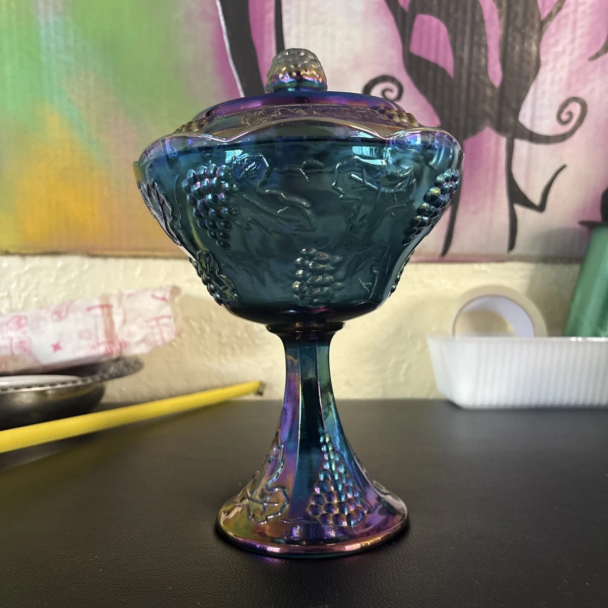 嘉年华玻璃组合印第安纳州老式帝国嘉年华玻璃| eBay