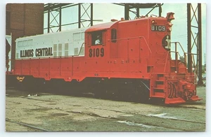 Locomotora postal GP10 #8109 en Illinois Centrals Paducah Kentucky Shops - Imagen 1 de 3