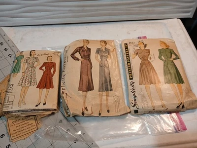 Vintage 1950s Simplicity Dubarry Patterns Misses adult Sew Patterns - Image 1 of 3