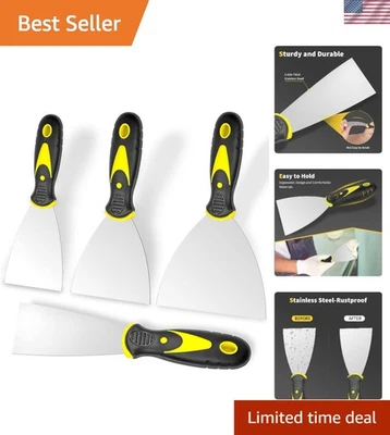 Juego de cuchillos ergonómicos de 4 piezas - Herramientas esenciales para mejoras en el hogar Foto 1 de 4