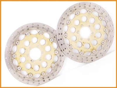 Juego de rotor de disco delantero genuino DUCATI 1996 900SS 748 916 996 998 M900 M1000 S4 Foto 1 de 4