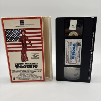 Tootsie VHS 1983, 1985 Release Dustin Hoffman Bill Murray Jessica Lange - Image 1 of 4