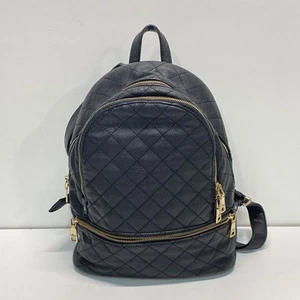 G.H. Bass & Co. Black Faux Leather Backpack - Picture 1 of 5