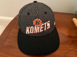 Vintage IHL Fort Wayne Komets SnapBack Hat Logo Athletic Signed Auto Cap - Picture 1 of 6