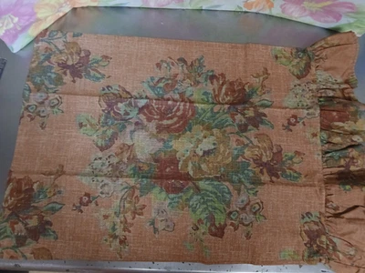 Ralph Lauren MAURA Ruffled Pillowcase Pair-Irish Cottage-Pink Pair Irregular - Image 1 of 4