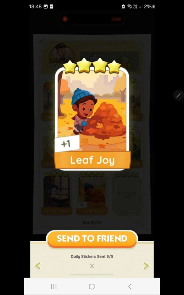 Monopoly Go Cards Leaf Joy - Image 1 of 1