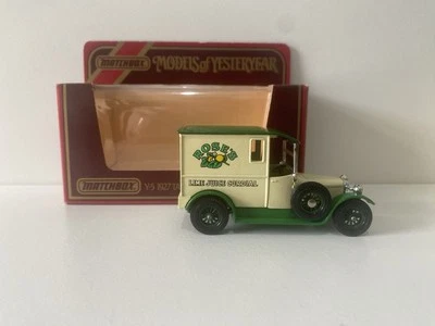 MATCHBOX Models of Yesteryear 1927 Talbot Van - Roses  Y5-4 - Image 1 of 4