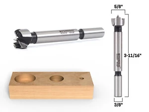 5/8" Diameter Steel Forstner Drill Bit - 3/8" Shank - Yonico 43009S - Picture 1 of 1