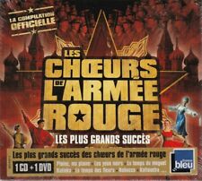 LES CHOEURS DE L'ARMEE ROUGE Les Plus Grands Succès French CD + DVD 2010 Mint