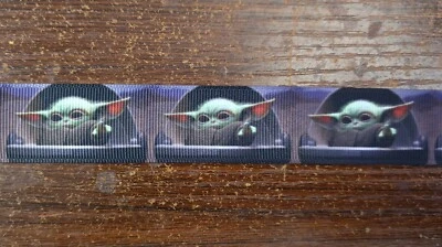 1" Star Wars Grogu From Mandalorian Ribbon - SOLD BY YARD - Image 1 of 2