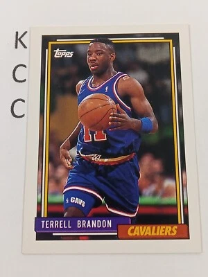 1992 Topps NBA #69 Terrell Brandon Cleveland Cavaliers - Image 1 of 2