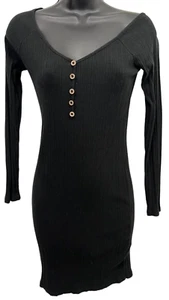 Heart & Hips Women Black Casual Dress Large - Picture 1 of 6