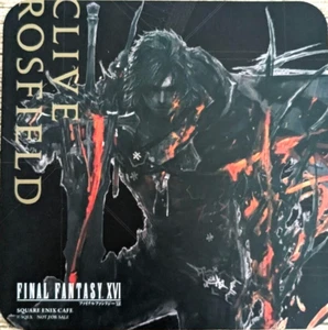 Final Fantasy XVI Square Enix Café Original Coaster Clive Rosfield FF16 Juego a - Imagen 1 de 1