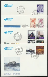 FAROE ISLANDS. 1997 FDC, 17v + 1 S/S (FDC1997) - Bild 1 von 2