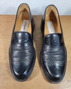 Mezlan Black Men's Loafers Size 8 - Picture 1 of 11