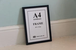 Royal Blue Square Wooden Picture/ Photo Frame - A4 (21x29.7cm) - Picture 1 of 2
