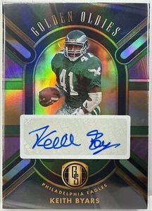 KEITH BYARS 2024 Panini Gold Standard - Golden Oldies /24 #GO-KBS Eagles - Picture 1 of 2