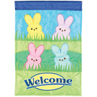 Flag Welcome Bunnies Polyester