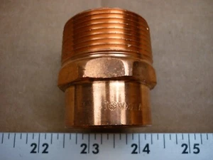 1-1/4 inch NPT to Copper Sweat J&W - Picture 1 of 4