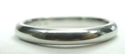 Antiguo anillo de boda Art Deco de platino para mujer talla 6,75 UK-N 2,88 MM Foto 1 de 4