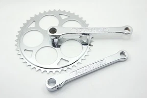 Vintage Bicycle Bike Crankset 165mm 44T Single Speed Fit 1/2'' x 1/8'' Chain - Picture 1 of 5