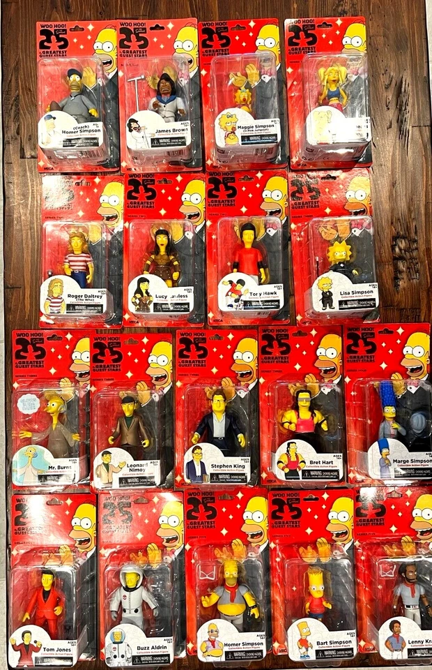 Los Simpson 25 Grandes Estrellas Invitadas Stephen King Homer Tom Jones + NECA U Pick Foto 1 de 1