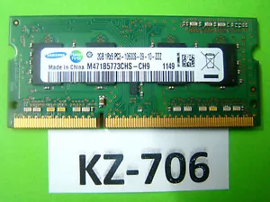 Samsung 2GB PC3 10600S M471B5773CHS -CH9 10600-1333 MHZ RAM #KZ-706 - Picture 1 of 1