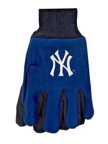 MLB New York Yankees Sports Utility Gloves With Palm Grip NWT OSFM Cover