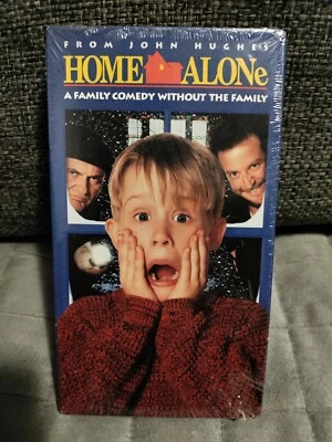 Home Alone VHS 1990 Sealed Rare Blue Tape Version 20th Century Fox Double Stamp - Image 1 of 4