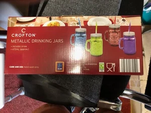 mettalic drinking jars - Picture 1 of 3