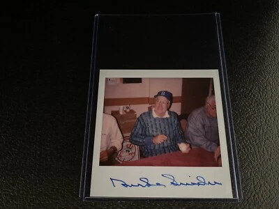 Duke Snider Signed Polaroid Photo Type 1 Photograph JSA Autograph Brooklyn Auto - Image 1 of 4