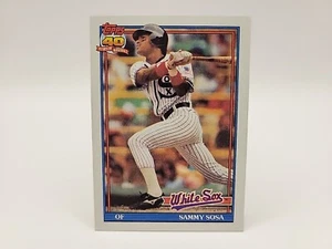 💥 1991 Topps SAMMY SOSA #414 TOPPS 40 YEARS OF BASEBALL CHICAGO CUBS/WHITE SOX  - Picture 1 of 2