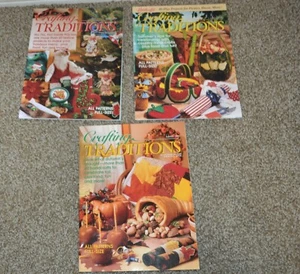 Lot of 3 crafting traditions magazine Sept/Oct, Nov/Dec. & July/Aug. 1995 - Picture 1 of 7