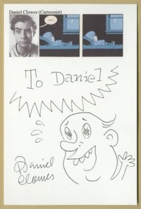 Daniel Clowes - US-amerikanischer Cartoonist - Geisterwelt - seltene signierte Skizze - 2000er - Bild 1 von 1