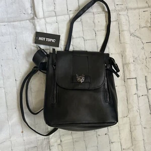 Hot Topic Mini Damen Rucksack - Schwarz Handtasche Neu mit Etikett - Bild 1 von 7