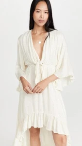 Sundress Juliana Dress Saint Barth Coconut Litex Embellished XS/S NWT $152 - Picture 1 of 4