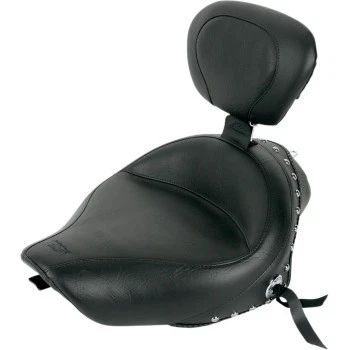 Asiento individual con tachuelas Mustang Touring con resto 79439 para Harley Davidson XL 04-24 Foto 1 de 1