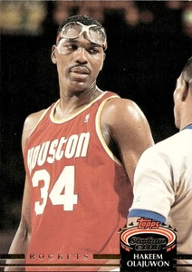 Hakeem Olajuwon - 1992-93 Topps Stadium Club Basketball - Members Choice #220 - Bild 1 von 2