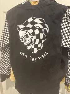 Vans Sketchy Tank Tshirt Tee Skull Checkerboard Langarm Medium MÄNGEL - Bild 1 von 9