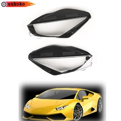 Car Front Headlight Cover Lens Shell Clear For Lamborghini Huracan 2014-2020 - Image 1 of 4