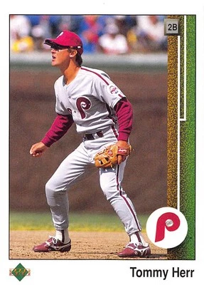 Tommy Herr 1989 Upper Deck 720  Philadelphia Phillies  Baseball Card - Image 1 of 2