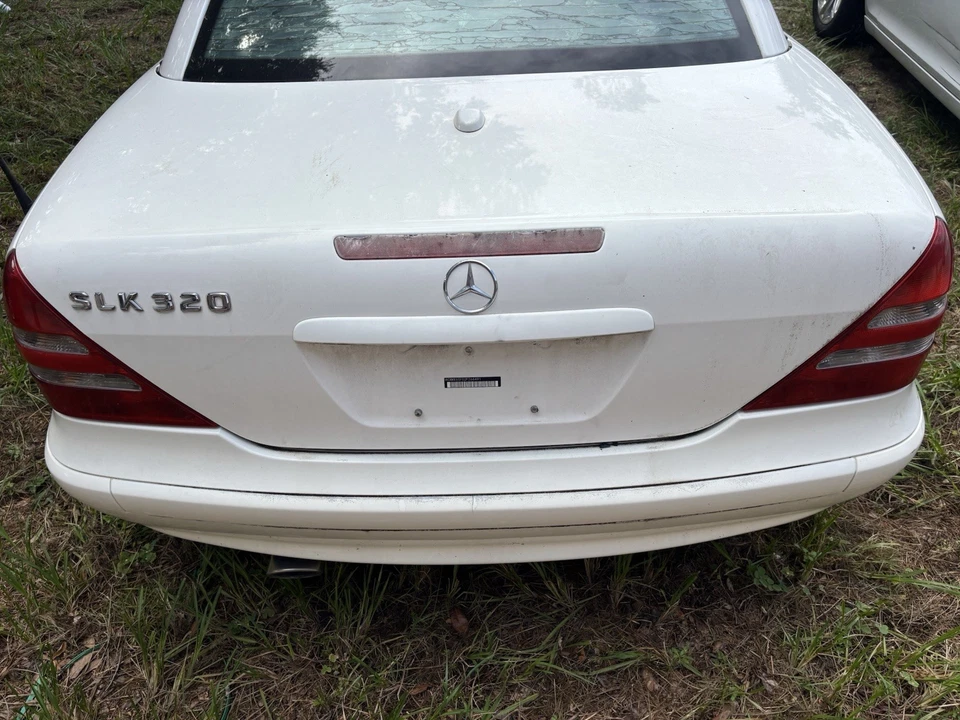2002 Mercedes-Benz SLK320 Trunk Lid with Emblem & Third Brake Light OEM White - Image 1 of 1